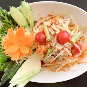 パパイヤサラダ Papaya Salad