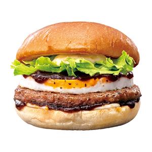 ゼッテリア ZETTERIA 【単品】月見バーガー Tsukimi Beef Burger with Egg