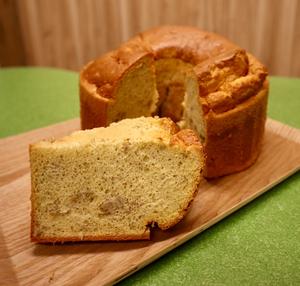 有機バナナの米粉シフォンケーキ
