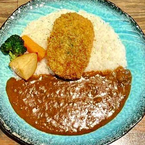 メンチカツのカレー