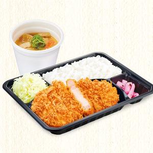 120g熟成ロースかつ弁当　とん汁セット