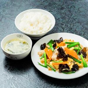 豚肉・玉子ときくらげ炒め