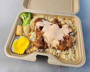 炒飯×明太マヨとりの唐揚げ S