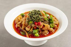 仔姜肚,魚カツの四川風炒め,Stir-Fried Fish Maw with Ginger