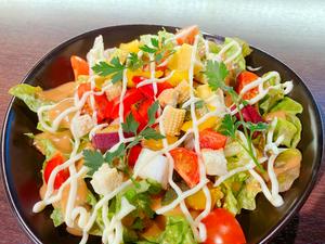 9種のグリル野菜とガーリックソースの ベジタブルサラダボール