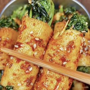 野菜の串揚げ(炸素菜)2本