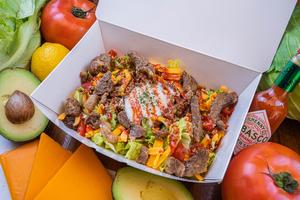 みんな大好き！牛すじタコライス(ライス220g) I love everyone！ beef tendon taco rice