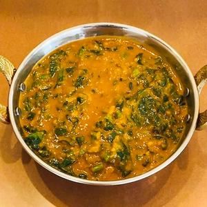 マトンキーマパラクカレー(Mutton Keema Palak Curry)