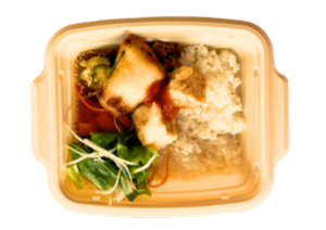 島豆腐と野菜のヘルシー弁当
