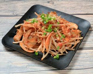 キムチと豚肉炒め