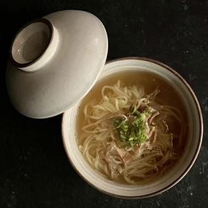 煮干出汁の油粕ラーメン