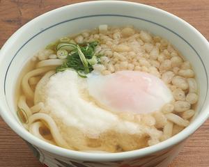 F-1128】とろ玉うどん(温)