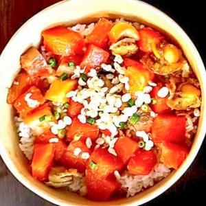 ポキ丼 サーモンホタテ