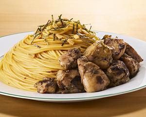 ガリバタ醤油2倍盛！ 炭火焼チキンのせ