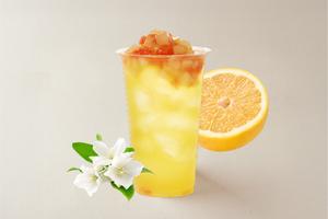 至福の贅沢「恋するクレープ」 グレープフルーツ＆ピーチのジャスミンティー Grapefruit ＆ Peach Jasmine Tea