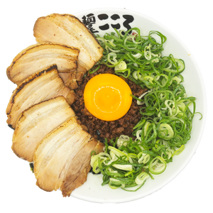 麺屋こころ 肉ねぎまみれハーフ＆ハーフ【追い飯無料】