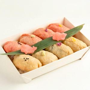 いなり寿司(塩、わさび、紫蘇、柚子)