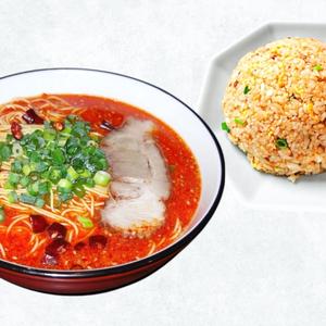 赤博多ラーメン+チャーハン