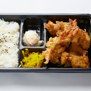 ジョニーのからあげ 【弁当】アゴ旨 出汁からあげ弁当 Bonless Fried Chicken Bento Box(Legs)小(約4ヶ)S(About 4pcs)