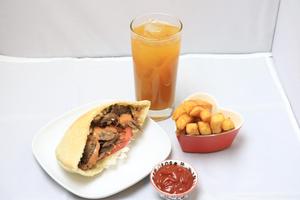 ケバブサンドセットビーフ Kebab Sandwich Set Beef