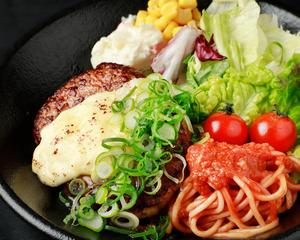チーズネギ塩だれハンバーグ