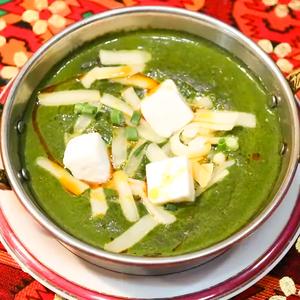 チーズほうれん草カレー(cheese paneer palag)