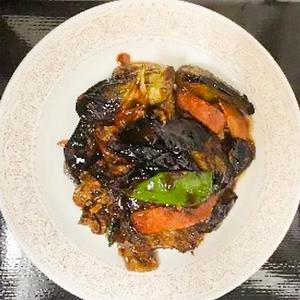 ナスの中華味噌炒め