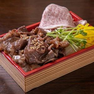 特選和牛のステーキの肉盛り重
