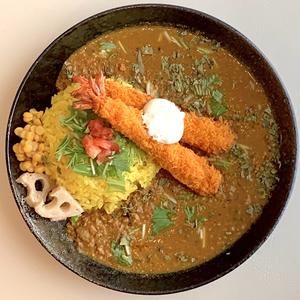 エビフライキーマカレー