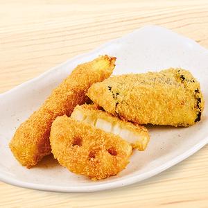 かつ庵 野菜フライ盛り合わせ Assorted Fried Veggies