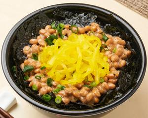 納豆たくあん海苔丼(8)