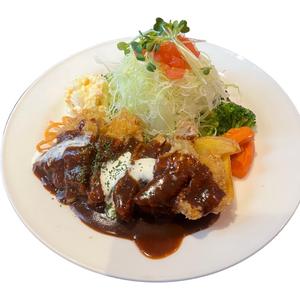 チキンカツプレート