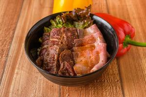 ハラミ・ロービー欲張り合い盛り丼