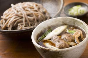 鴨せいろそば 大盛(北海道滝川産鴨肉使用)