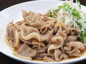 豚肉の生姜焼き炒め