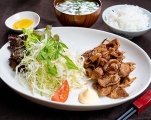 しょうがやき定食 Pork ＆ Ginger Stir-Fry Set Meal