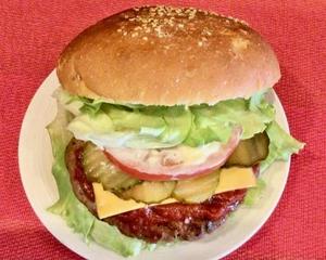 自家製ひき肉のBIGチーズバーガー Big cheeseburger Halal