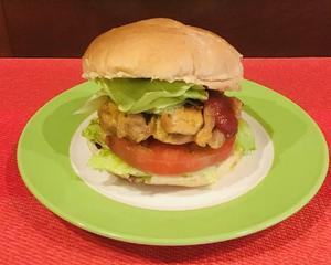 チキンケバブバーガー Halal Chicken Kebab Burger