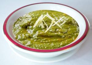 ほうれん草マトンカレーセット