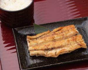 白焼定食 鶴 (半身)