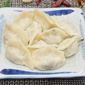 三水餃子(8個)(にら、卵、えび) Boiled Gyoza Dumplings (Leek, Egg, Shrimp)