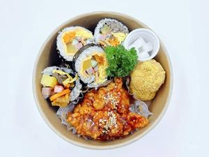 hana弁当(ミラキンパ＆チキン＆チーズボール)