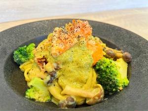 バジルクリームパスタ