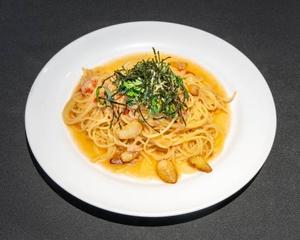 梅とツナのペペロンチーノ醤油味