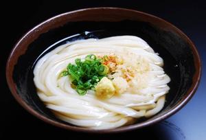 冷たい かけうどん