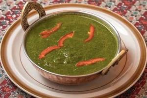 ほうれん草マトンカレー