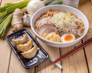 男気そば+餃子セット(3個)