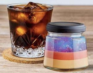 当店人気No.1 大阪みっくすジュースプリン＆ホットコーヒー(無糖)セット