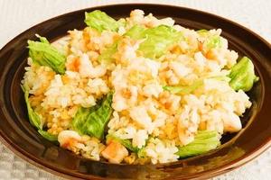 エビレタス炒飯(Ebi Lettuce Fried Rice)