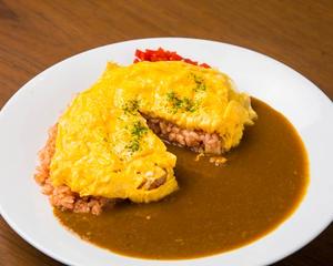 チキンライスオムカレー Chicken Rice Omelette Curry